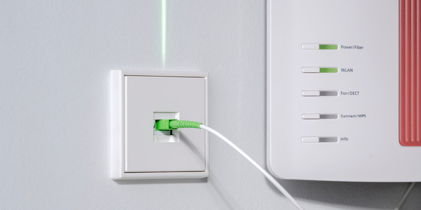 Die neuen Glasfaser-Anschlussdosen bei Elektrotechnik Reinhold GmbH in Gersdorf