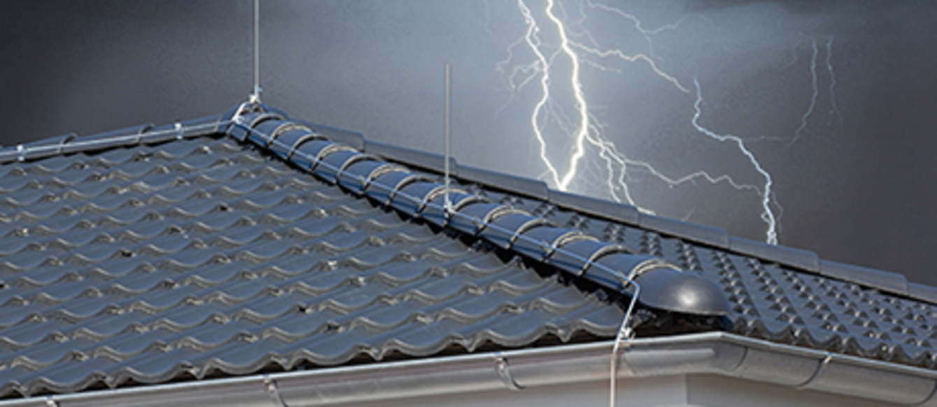 Äußerer Blitzschutz bei Elektrotechnik Reinhold GmbH in Gersdorf